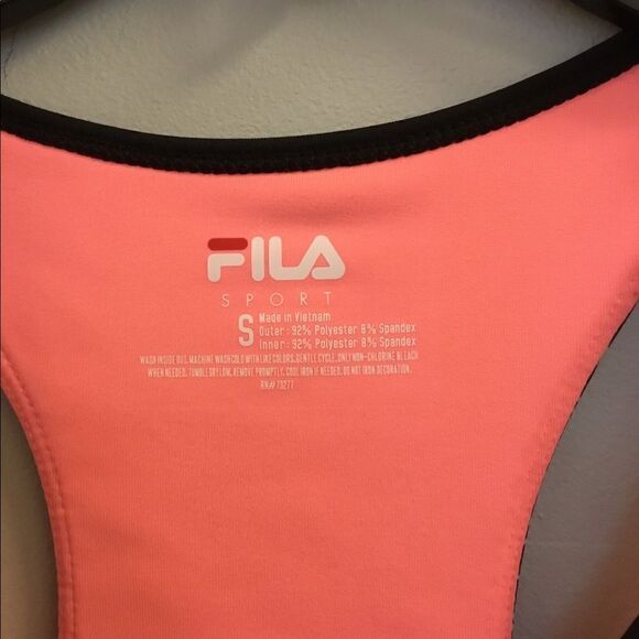 Tru-Dry FILA sport tank with built in bra size S NWT - Picture 5 of 15